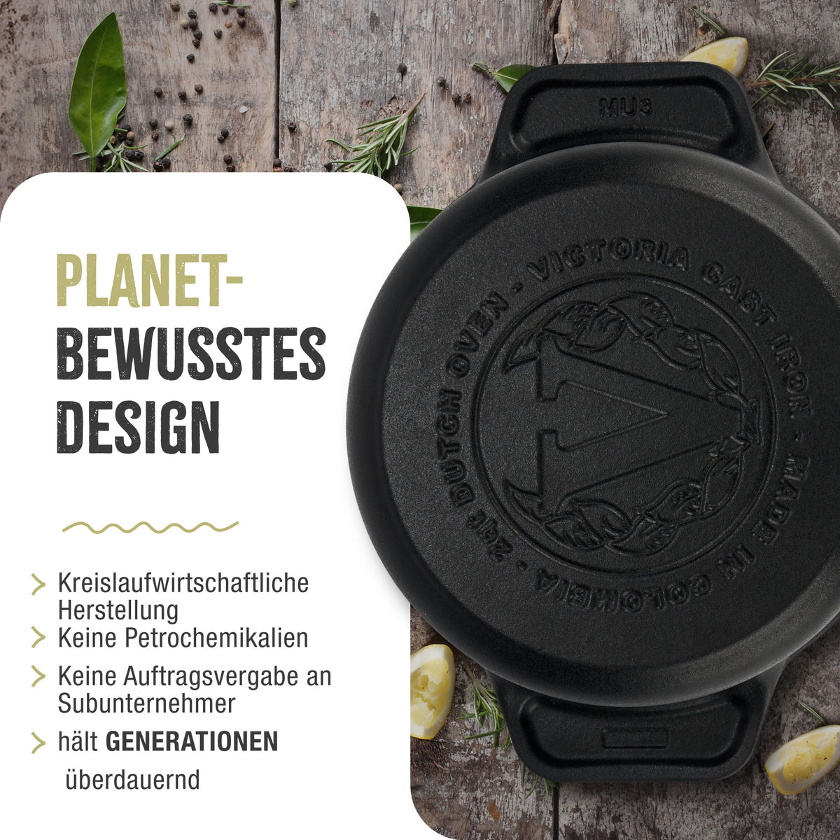 Dutch Oven Gusseisen Emailliert 1.9 L