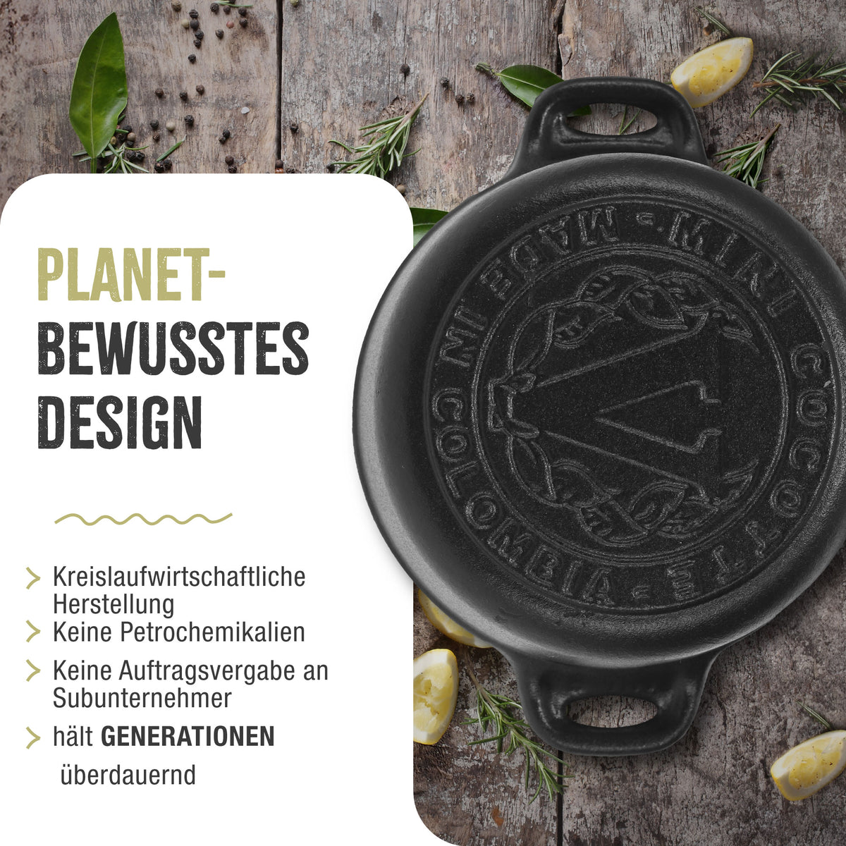 Mini-Cocotte Gusseisen Emailliert 0.3 L