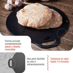 Budare Plancha Cocina Hierro Fundido Esmaltado Ø 38cm