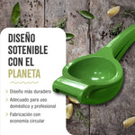 Exprimidor de Limón Manual Aluminio Fundido Verde