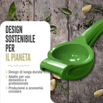 Spremiagrumi Manuale in Alluminio Fuso Verde