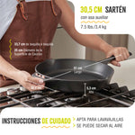 Sartén Hierro Fundido Esmaltado Calaca Ø 30cm