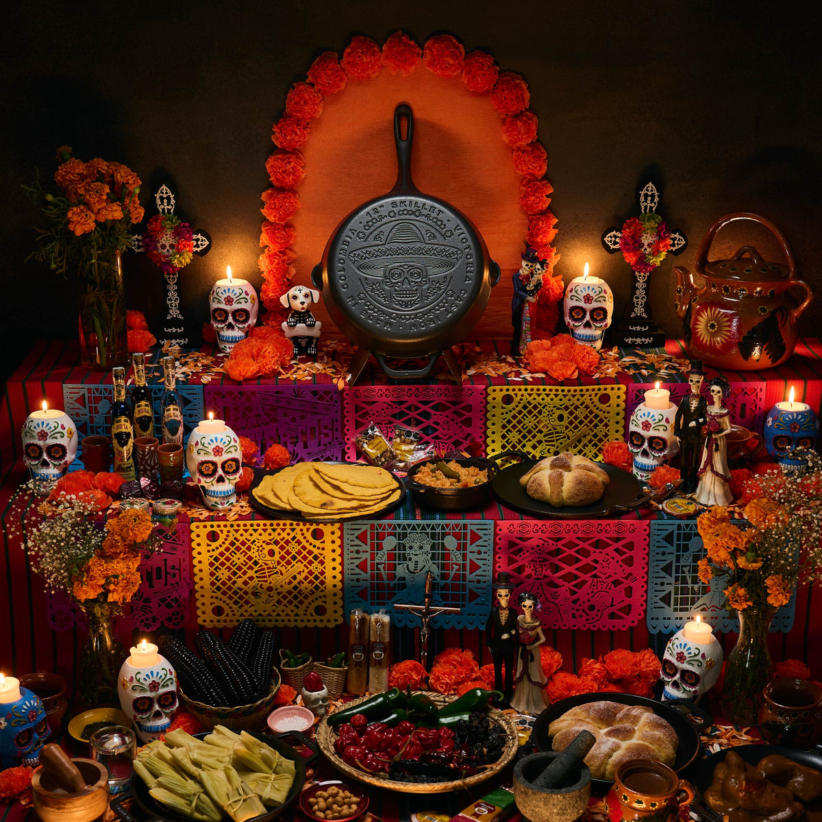 Sartén Hierro Fundido Esmaltado Calaca Ø 30cm