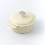 Horno Holandés Hierro Fundido Esmaltado White Sable 1.9 L