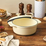 Cocotte en Fonte Émaillée White Sable 1.9 L
