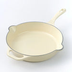 Padella in Ghisa Smaltata White Sable Ø 28 cm