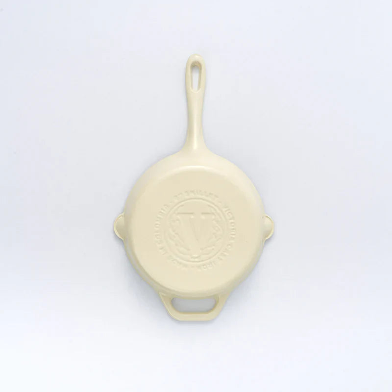 Padella in Ghisa Smaltata White Sable Ø 23 cm