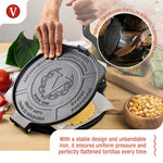 Pataconera-Tortillapresse Gusseisen HD Eingebrannte Ø 20 cm