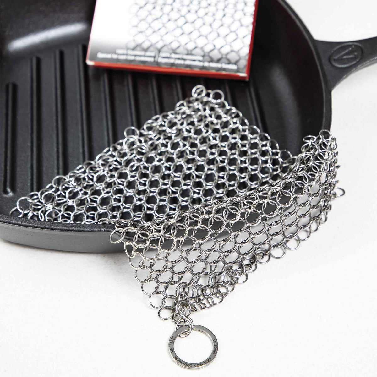 Nettoyeur de Fonte en Acier Inoxydable 20×16.5 cm