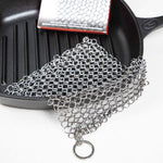 Nettoyeur de Fonte en Acier Inoxydable 20×16.5 cm
