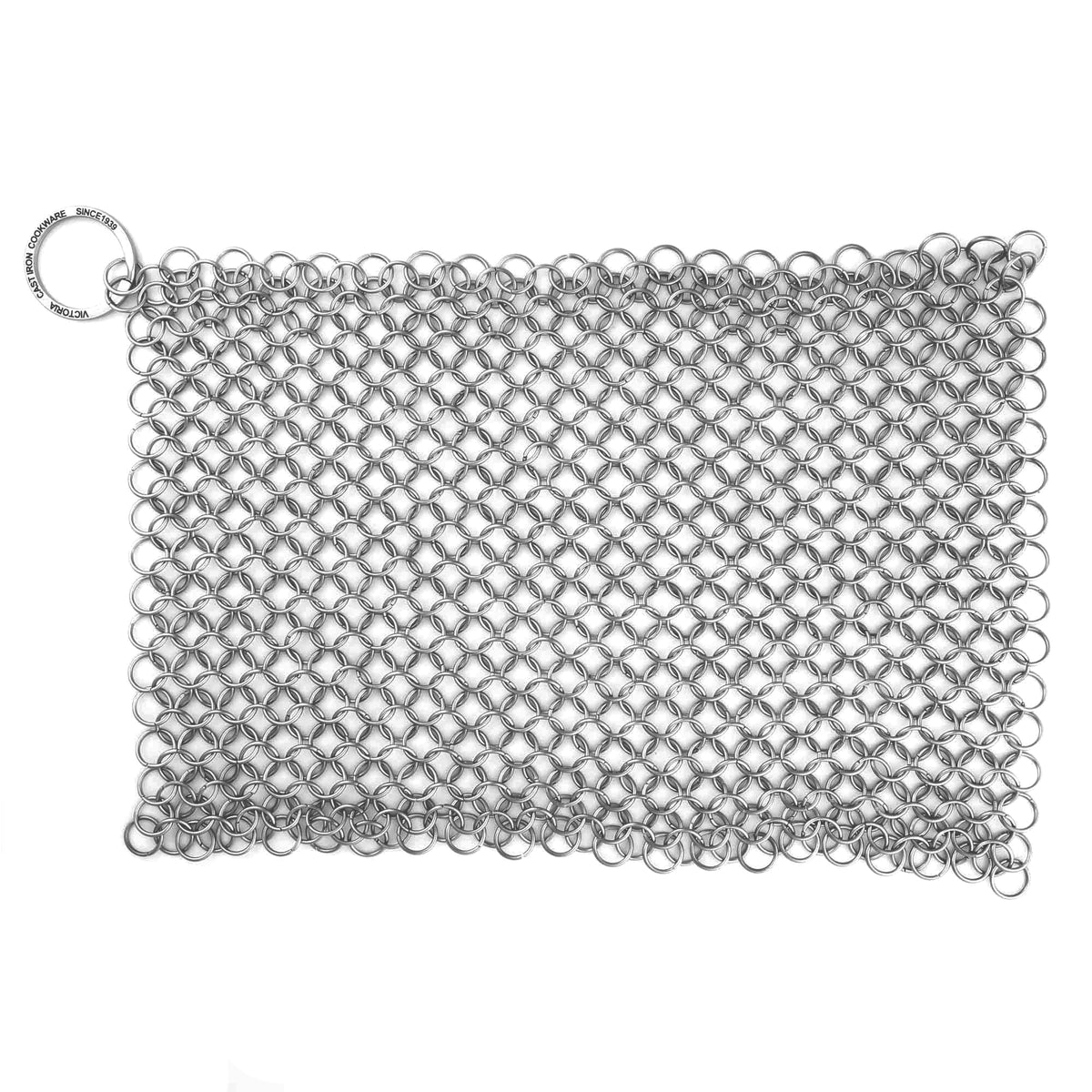 Pulitore per Ghisa Cotta Maglia di Acciaio Inossidabile 20×16.5 cm