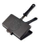 Sandwichera Hierro Fundido Curado 27x14cm