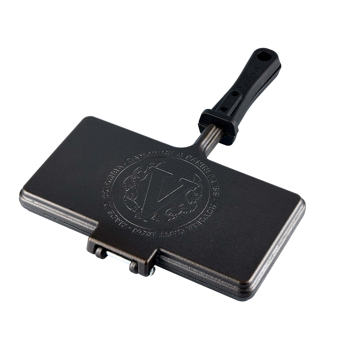 Sandwichera Hierro Fundido Curado 27x14cm